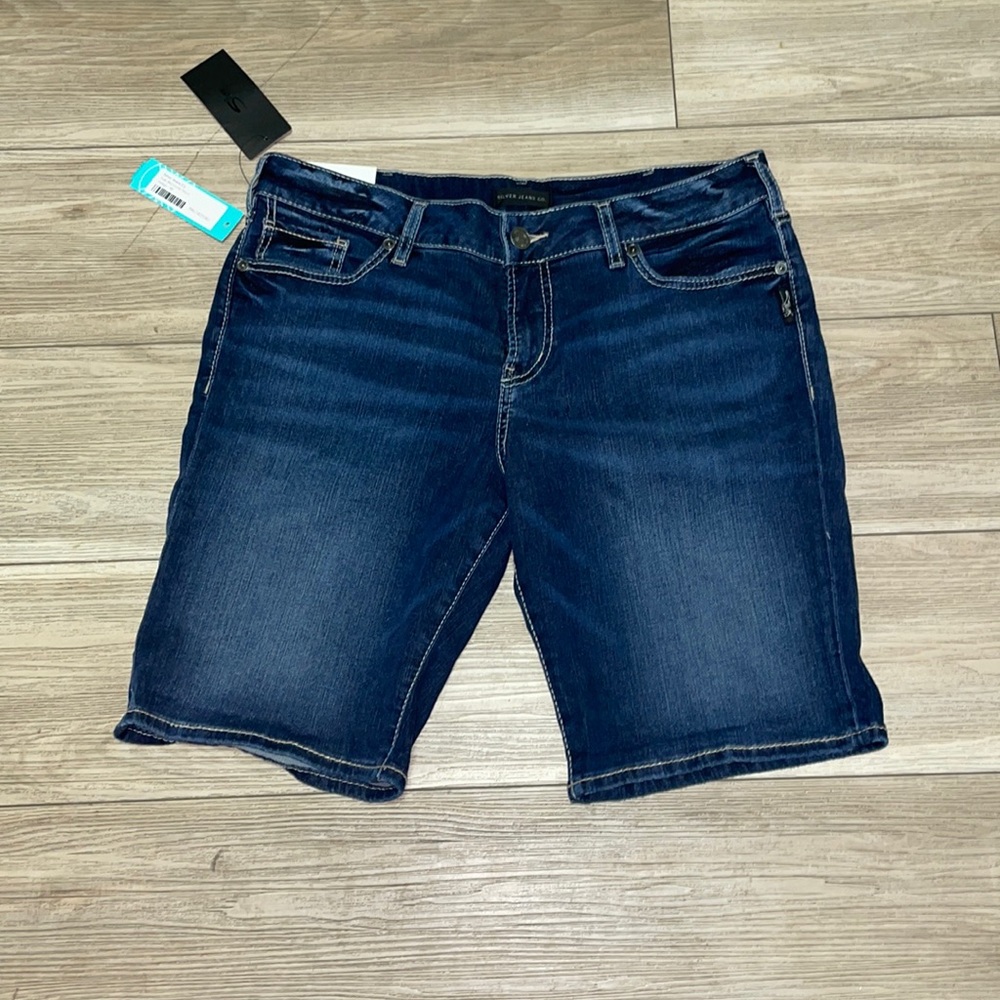Denim shorts